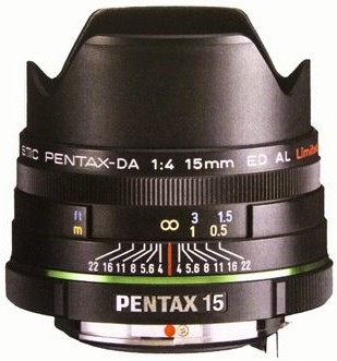 Pentax DA 15mm F4 ED AL Limited objektīvs