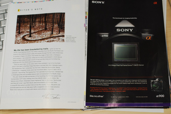 Sony Alpha A900 žurnālā