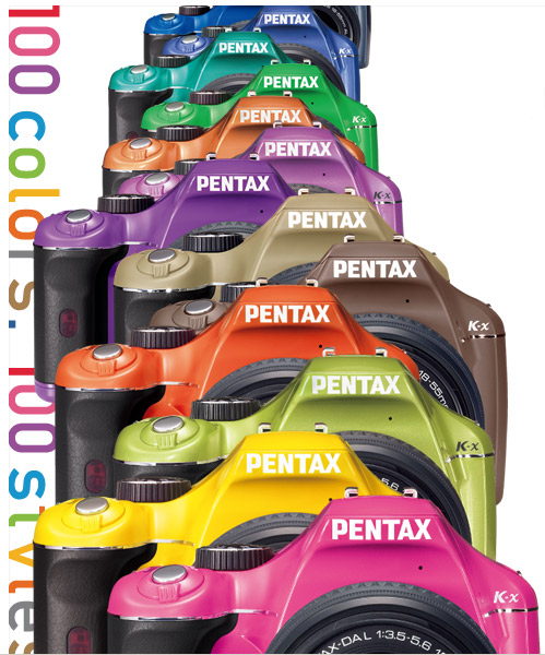 Pentax K-x krāsains