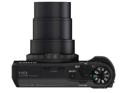 Sony HX20V Top