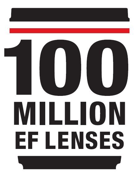 Canon EF 100 Million logo