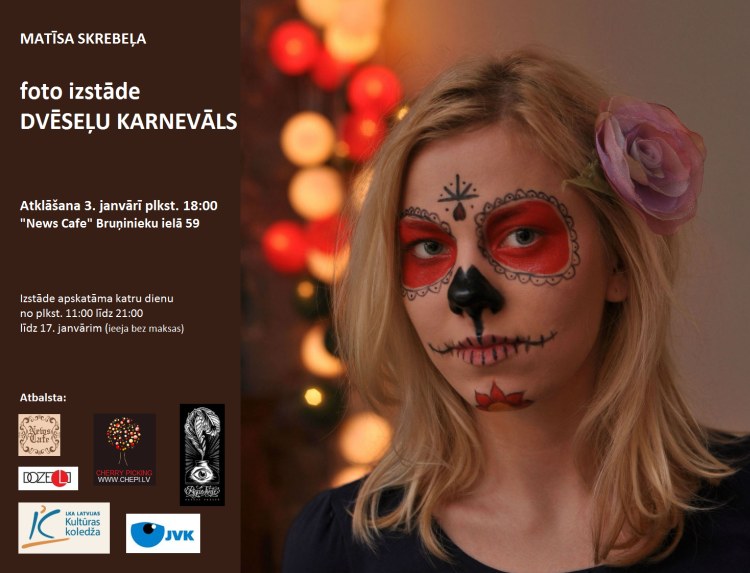 Matīsa Skrebeļa fotoizstāde "Dvēseļu karnevāls"