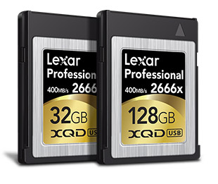 lexar professional 2666x xqd cards 32gb 64gb