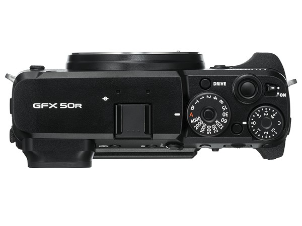 Fujifilm GFX 50R augša